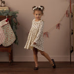 Ruffle Collar Dress (Ruby Bloom)