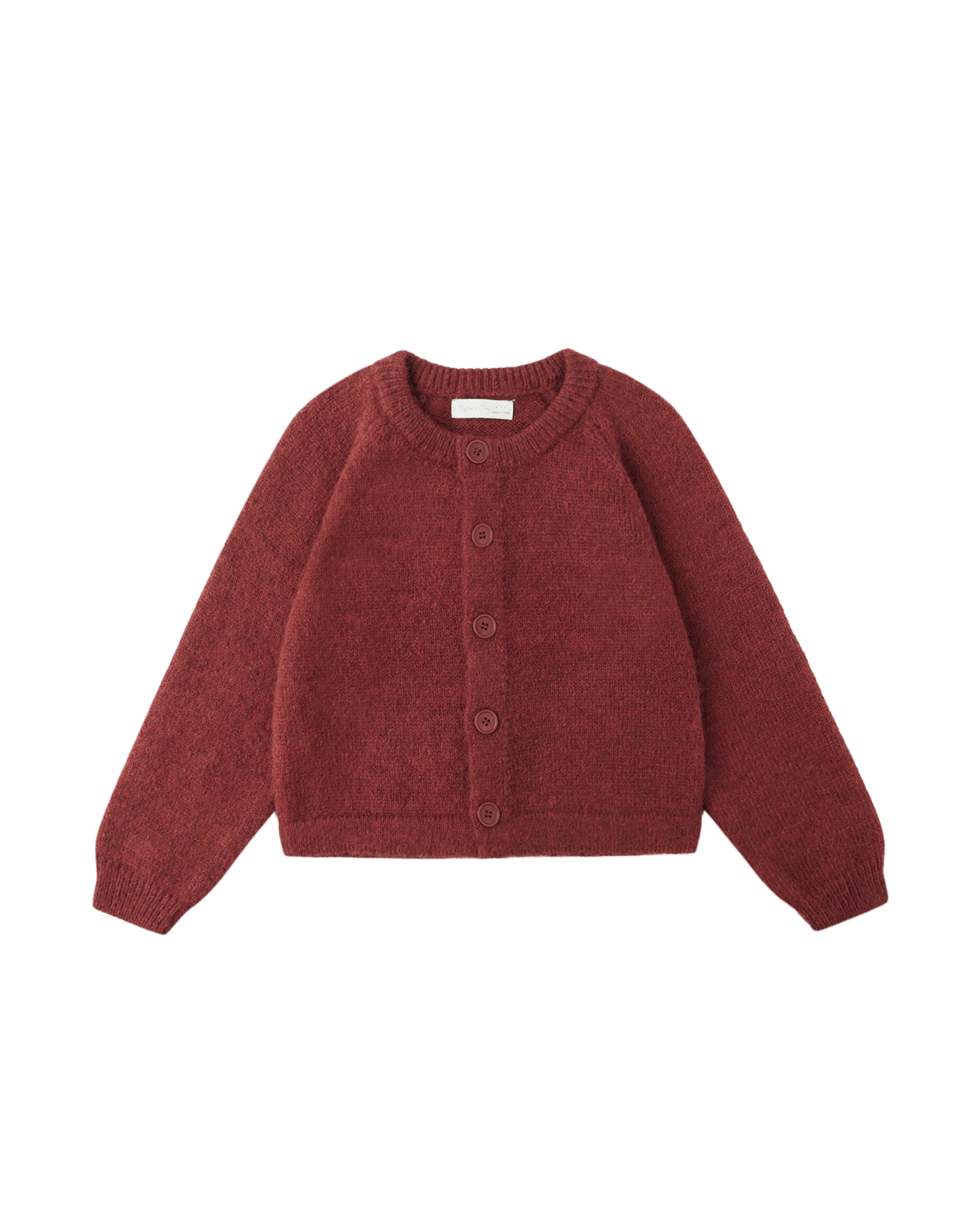 Fuzzy Cardigan (Ruby)