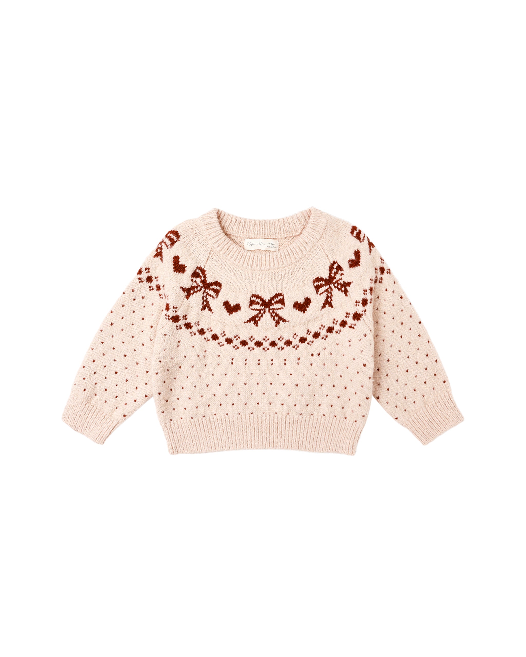 Fair Isle Sweater (Bows)
