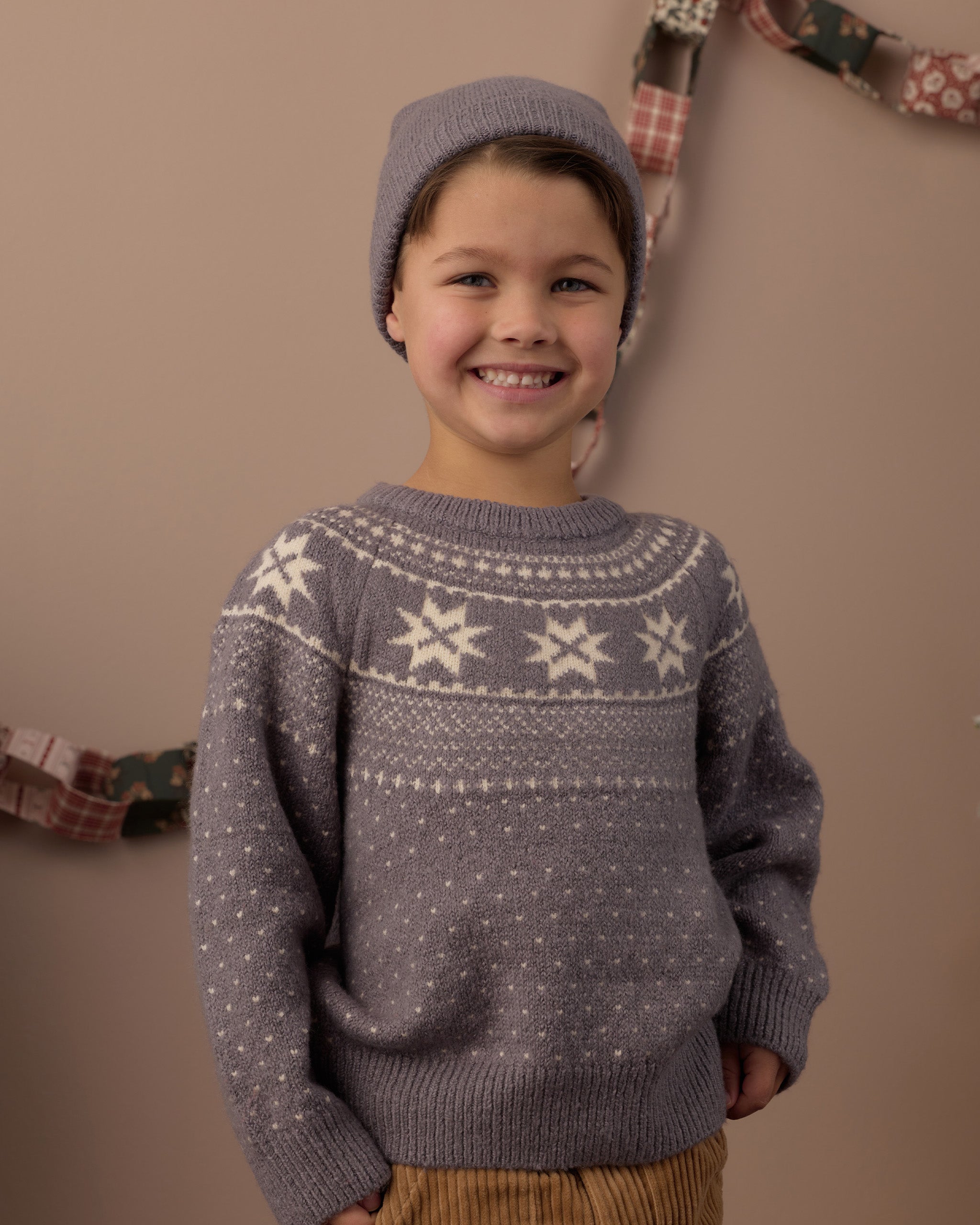 Fair Isle Sweater (Slate)