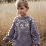 Fair Isle Sweater (Slate)