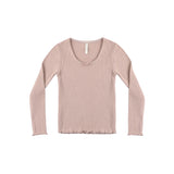 Ribbed Long Sleeve (Rosewood)