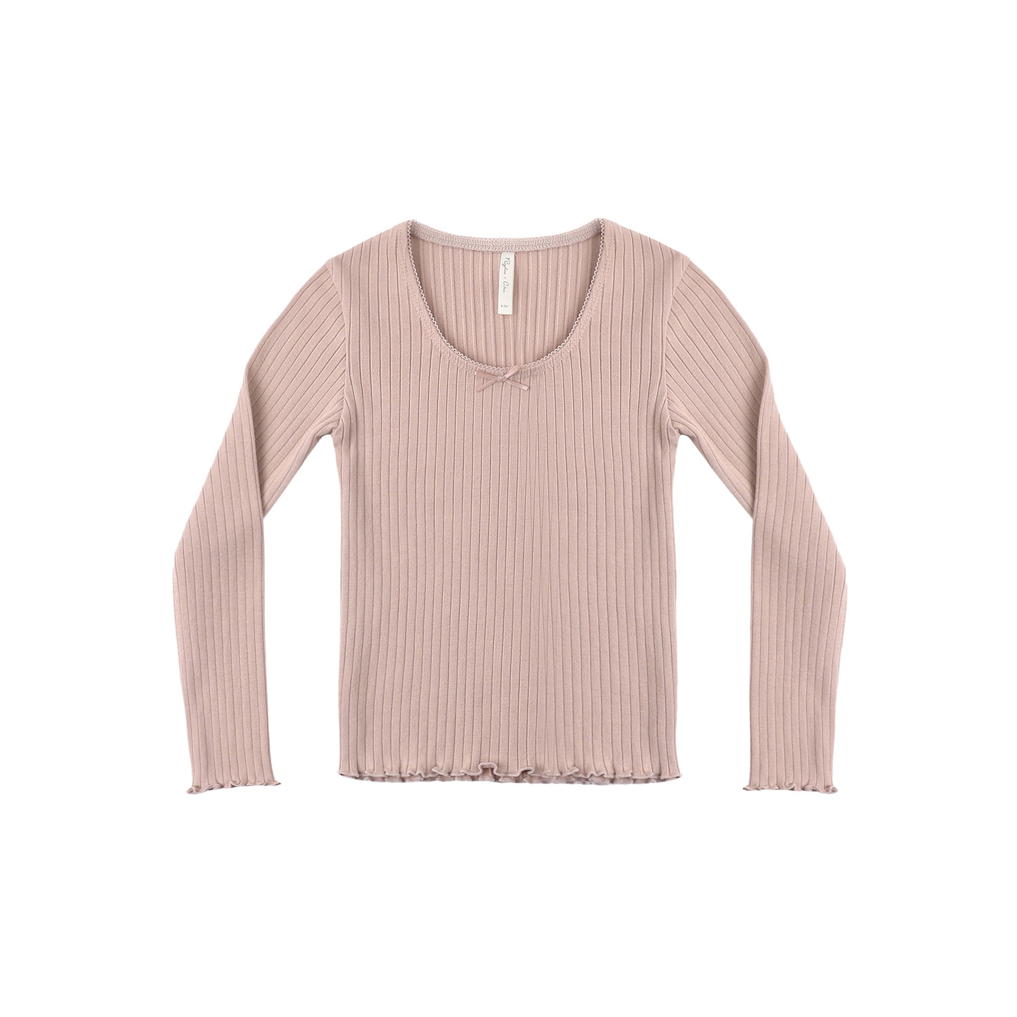 Ribbed Long Sleeve (Rosewood)