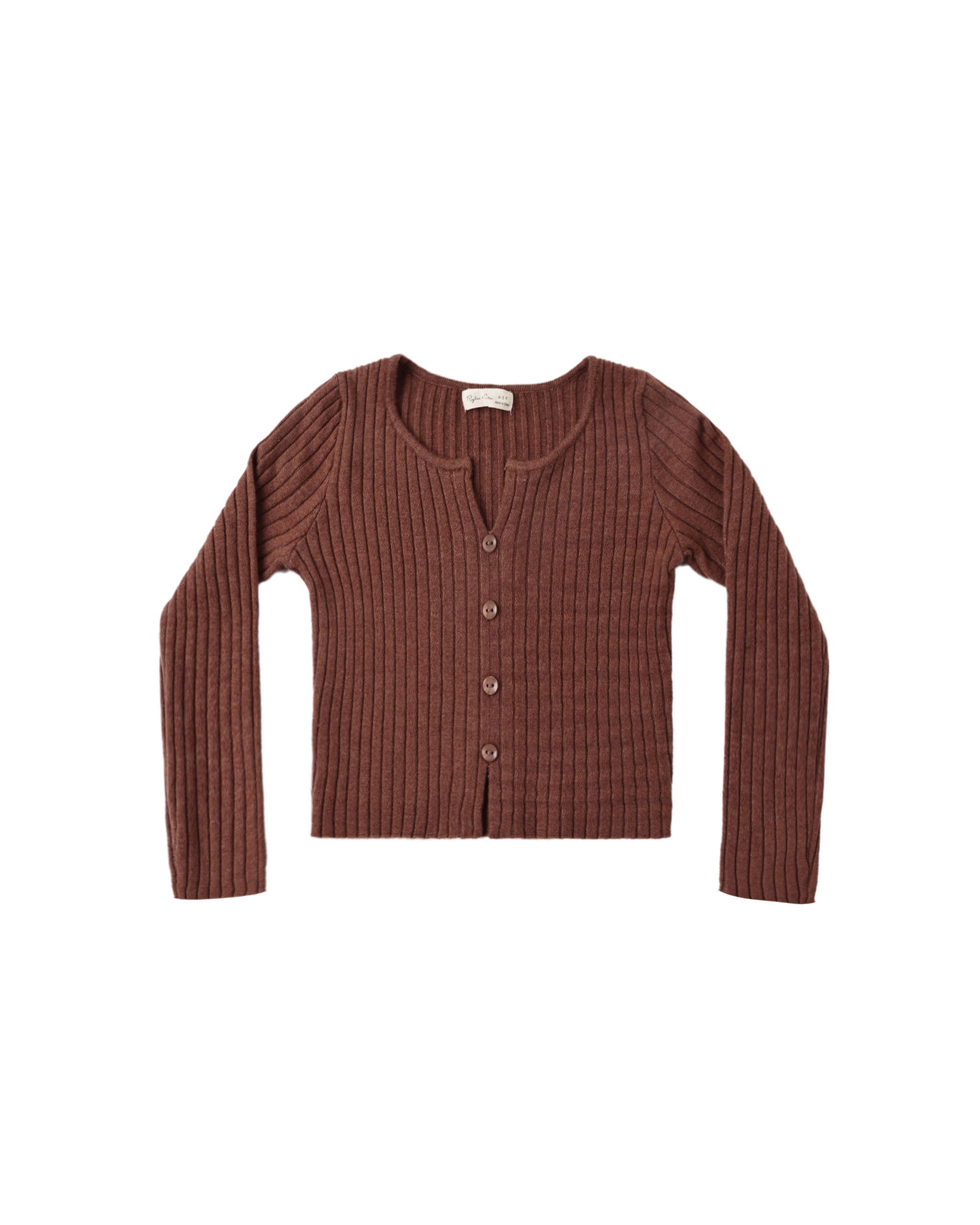 Long Sleeve Knit Tee (Mulberry)