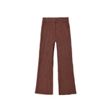 Flare Rib Knit Pant (Mulberry)