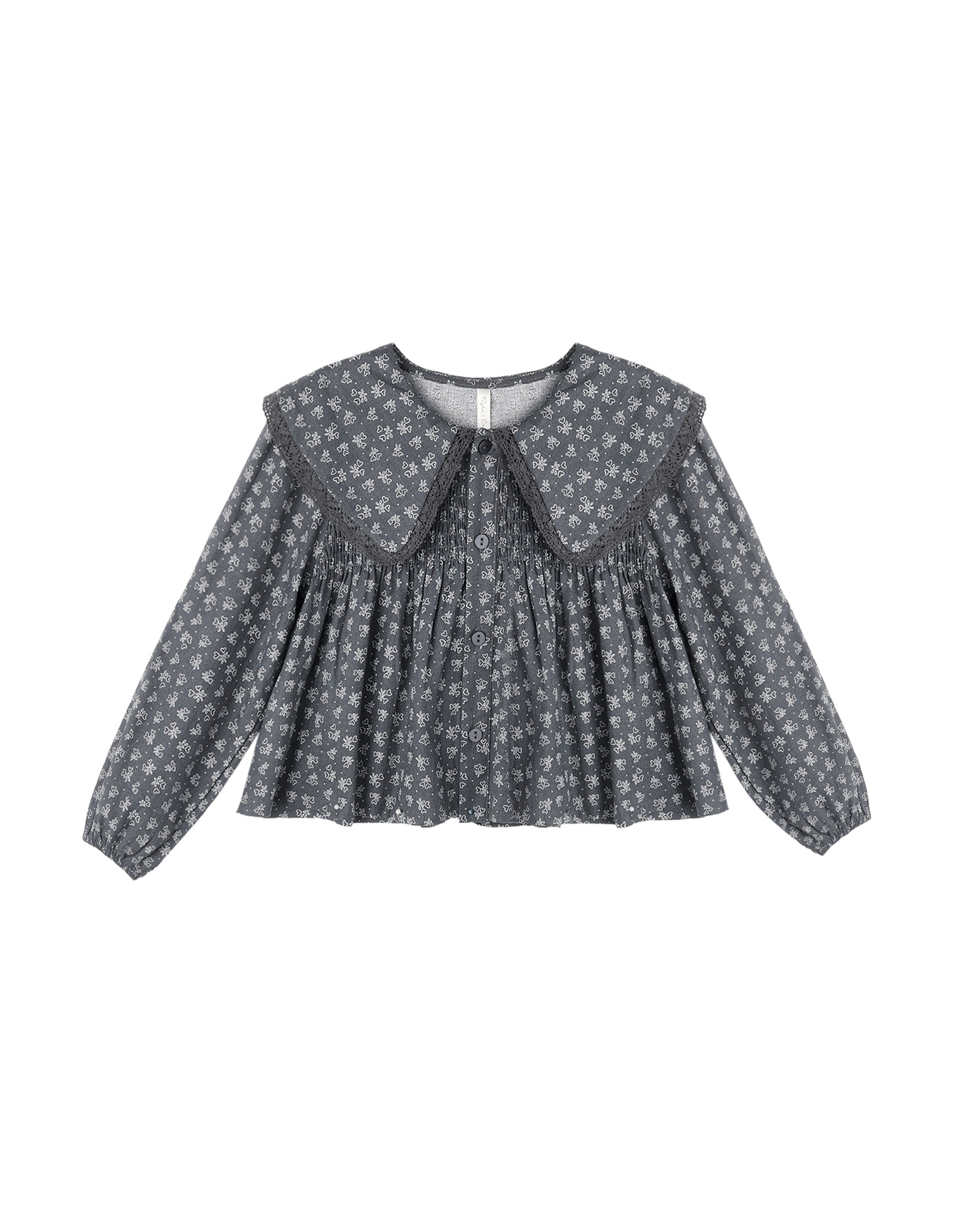 Fern Blouse (Heart Ditsy)