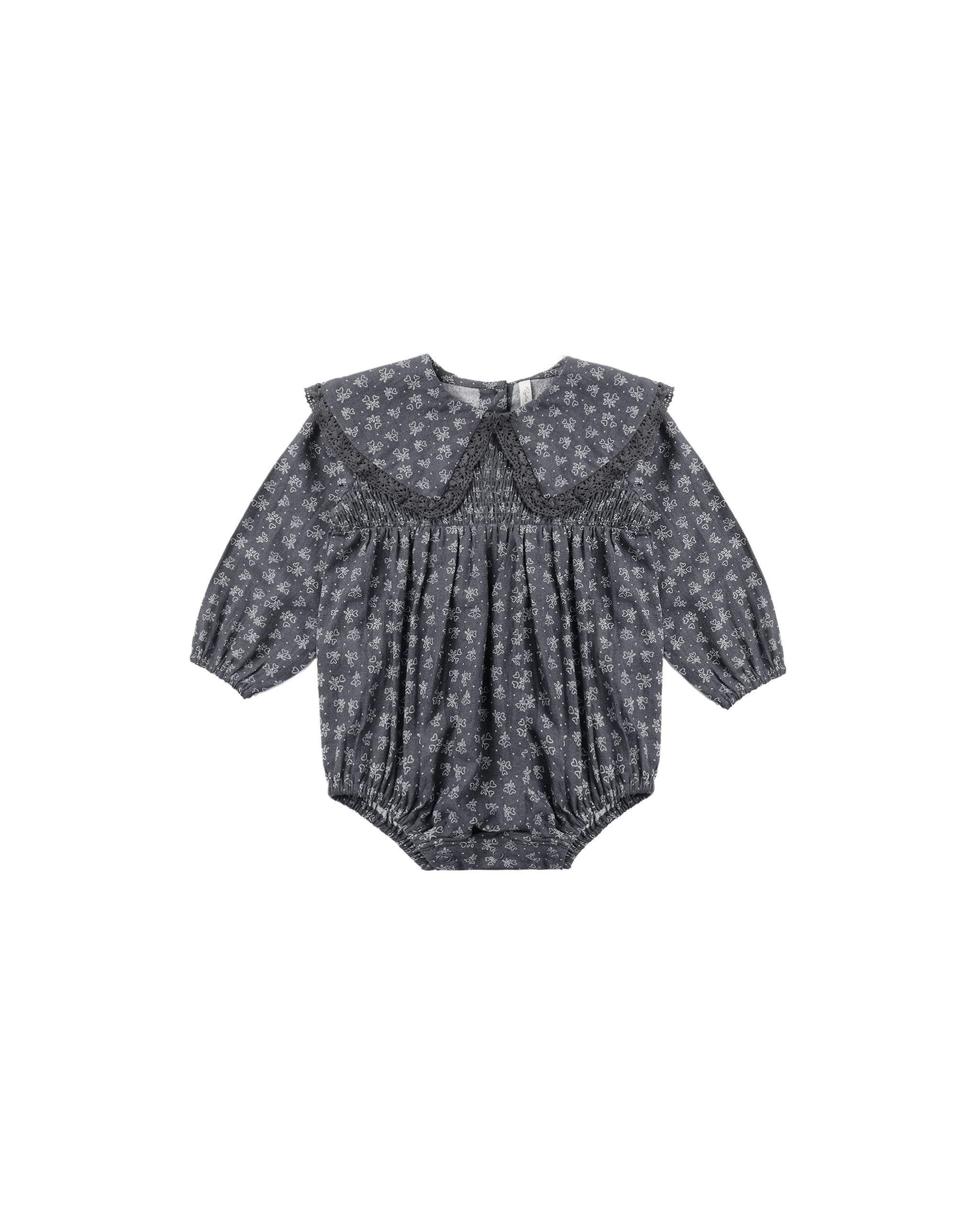 Fern Romper (Heart Ditsy)