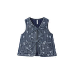 Denim Vest (Heart Ditsy)