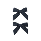 Set of 2 Bows (Navy)