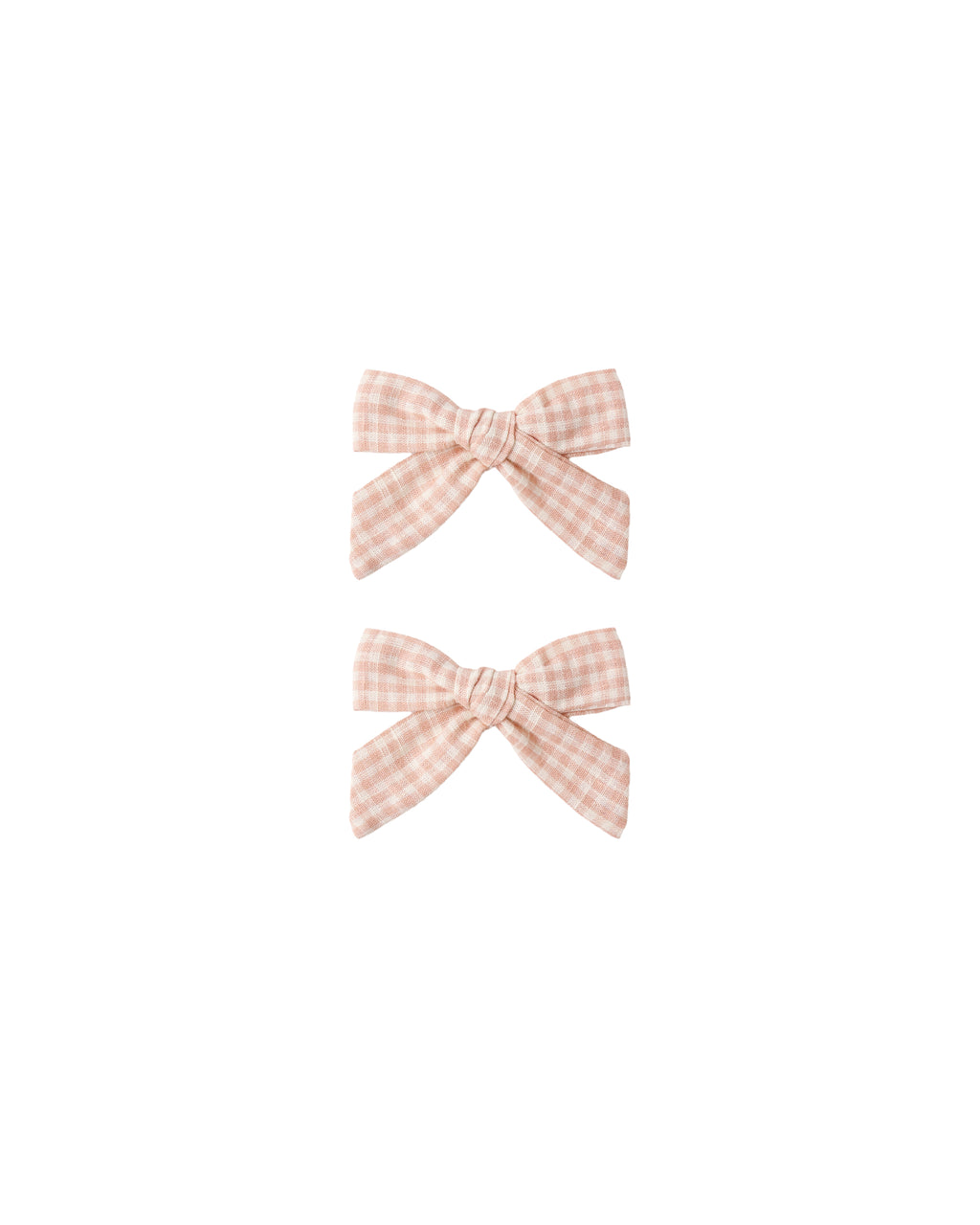 Set of 2 Bows (Petal Gingham)
