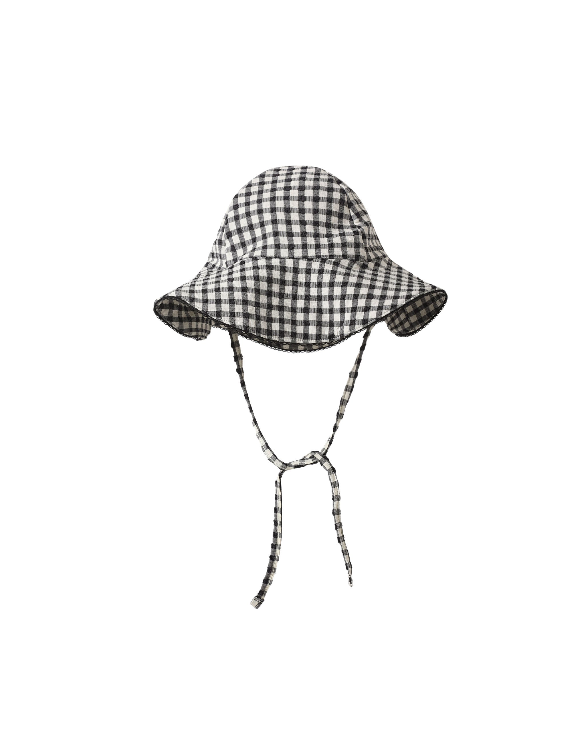 Swim Hat (Black Gingham)