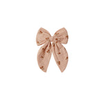 Oversized Bow (Cherry Embroidery)