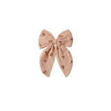 Oversized Bow (Cherry Embroidery)