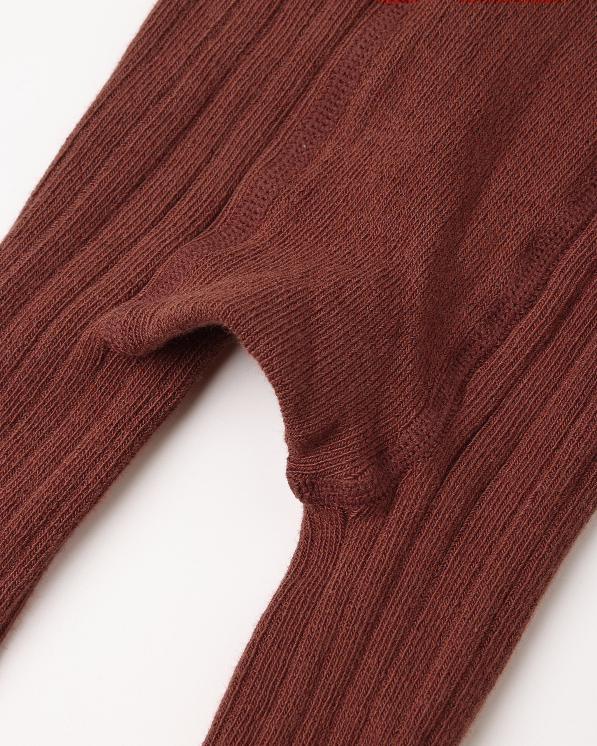 Ribbed Tights (Brick)