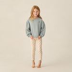 Ribbed Legging Set (Natural, Melon)