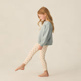 Ribbed Legging Set (Natural, Melon)