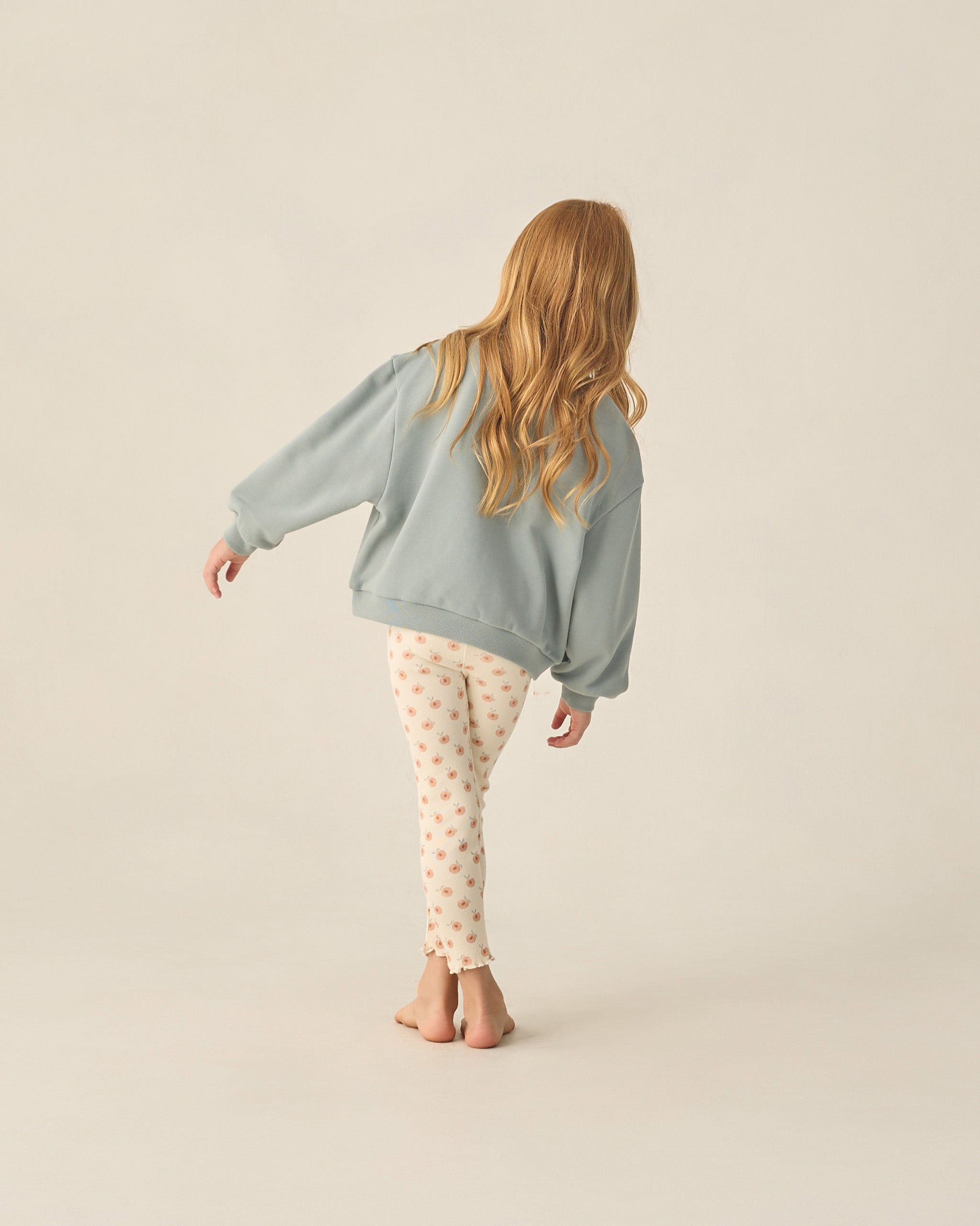 Ribbed Legging Set (Natural, Melon)
