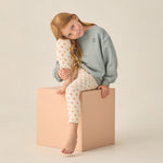 Ribbed Legging Set (Natural, Melon)