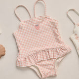 Tori Skirted One-Piece (Petal Gingham)