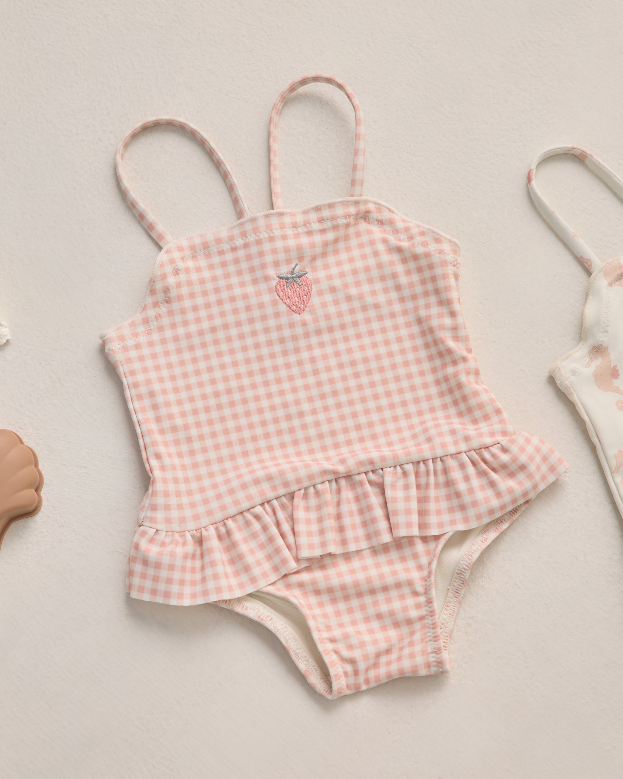 Tori Skirted One-Piece (Petal Gingham)