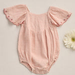 Roxy Romper (Petal Gingham)