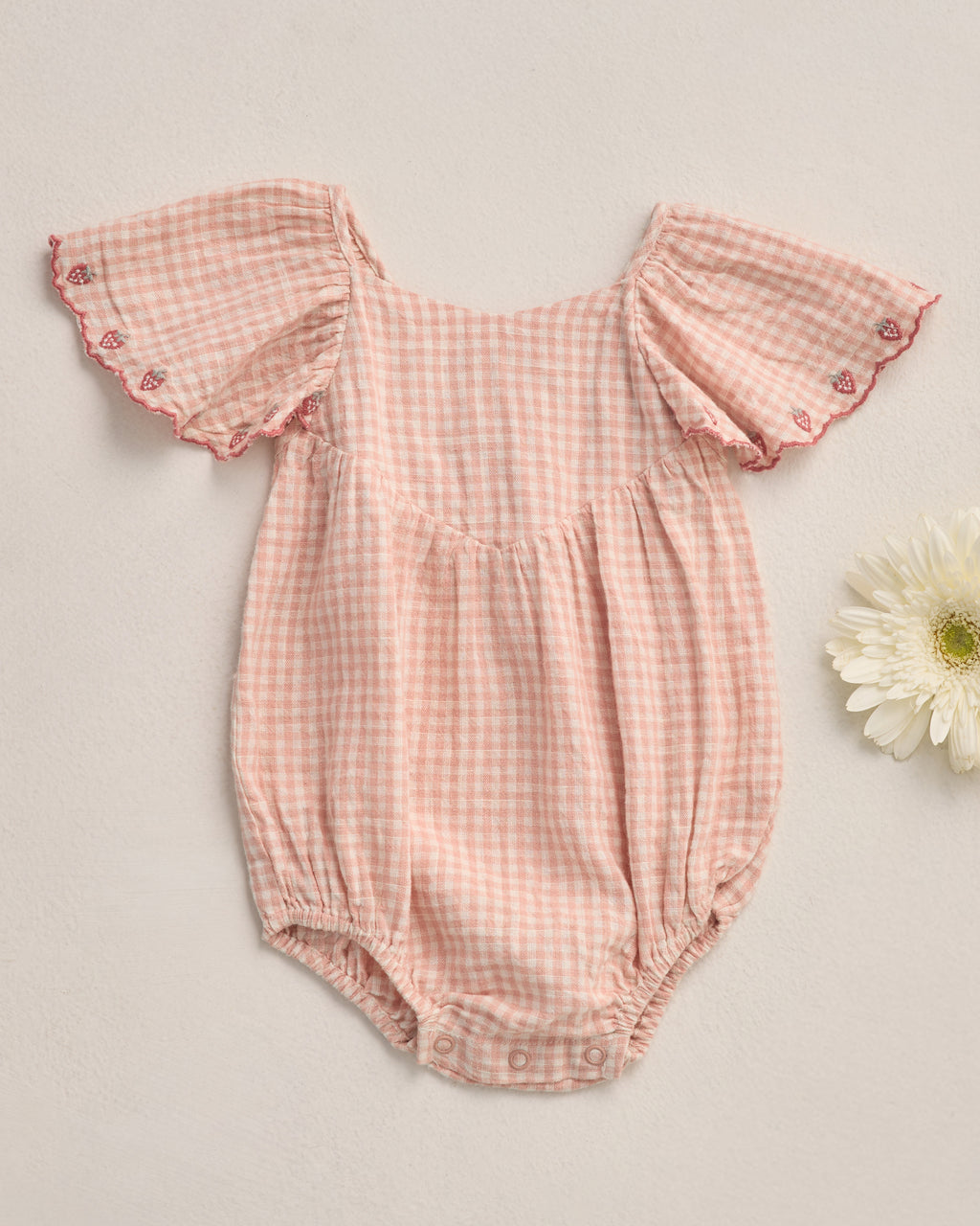 Roxy Romper (Petal Gingham)