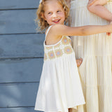 Crochet Sundress (Citron Daisy Check)