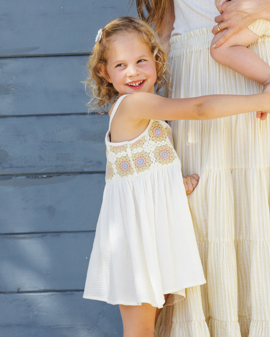 Crochet Sundress (Citron Daisy Check)