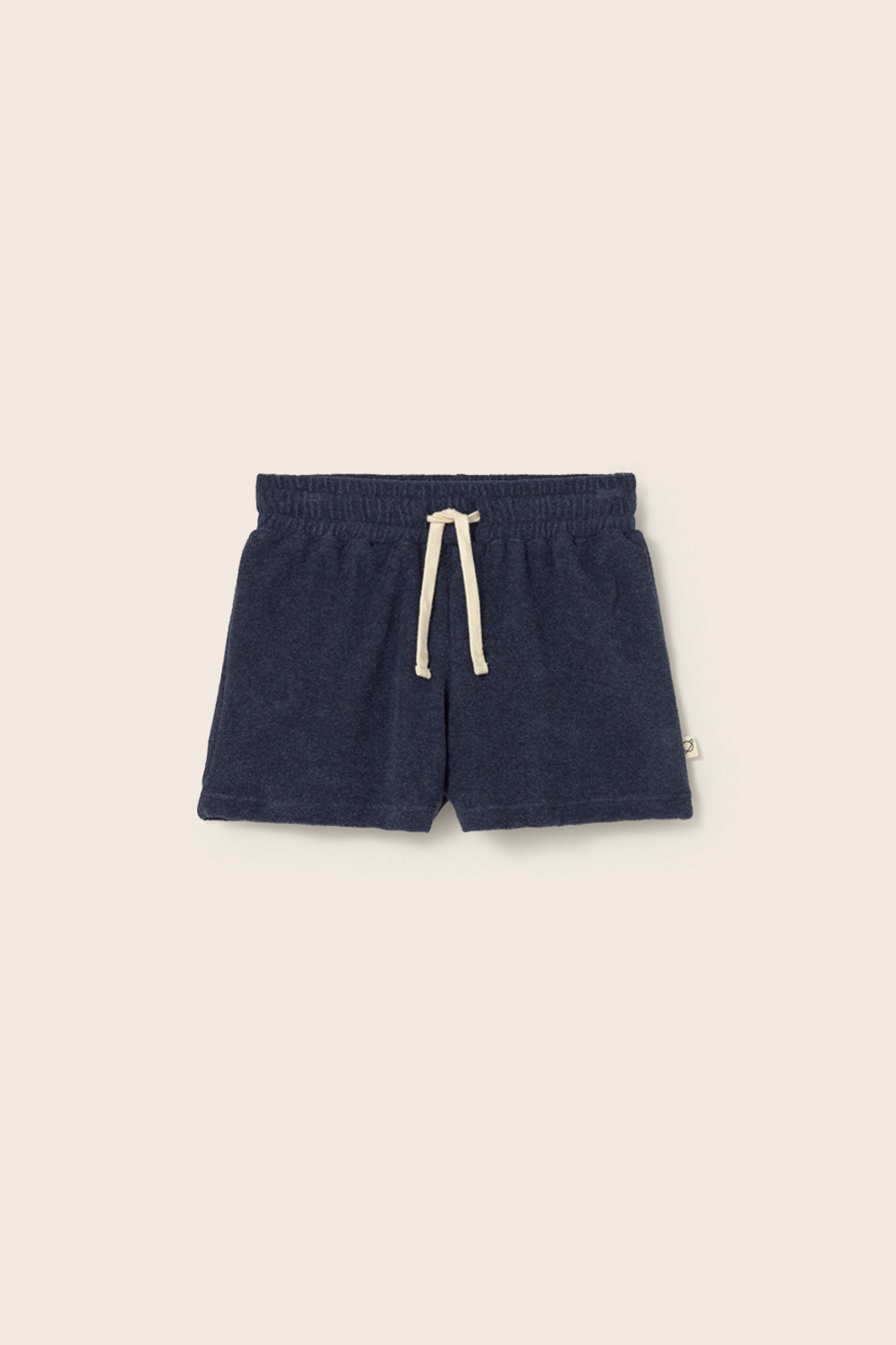 Soft Terry Cloth Shorts (Blue Melange)