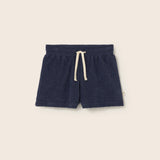 Soft Terry Cloth Shorts (Blue Melange)