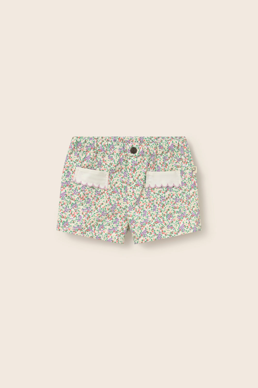 Floral Twill Cotton Shorts (Multi Floral)