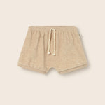 Soft Terry Cloth Shorts (Beige Melange)