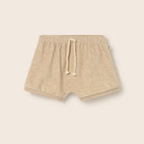 Soft Terry Cloth Shorts (Beige Melange)