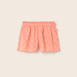 Swiss Embroidery Cotton Shorts (Rose)