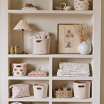 Printed Mini Storage Bin (Pin Dot Peony)