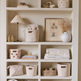 Printed Mini Storage Bin (Pin Dot Peony)