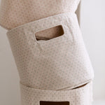 Printed Mini Storage Bin (Pin Dot Peony)