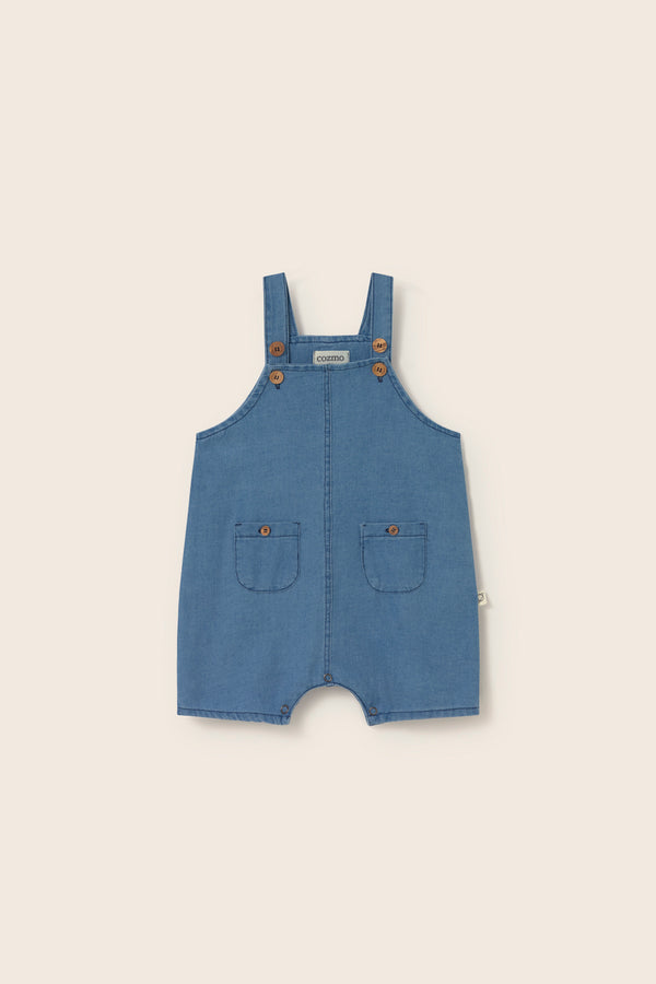Chambray Denim Overalls (Blue)