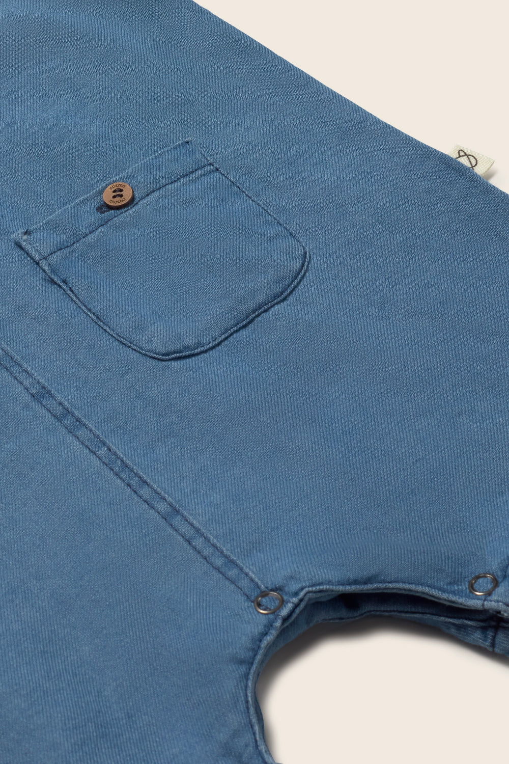 Chambray Denim Overalls (Blue)