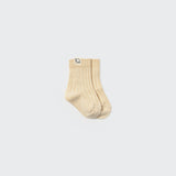 Warm Cotton Newborn Socks (Ecru)