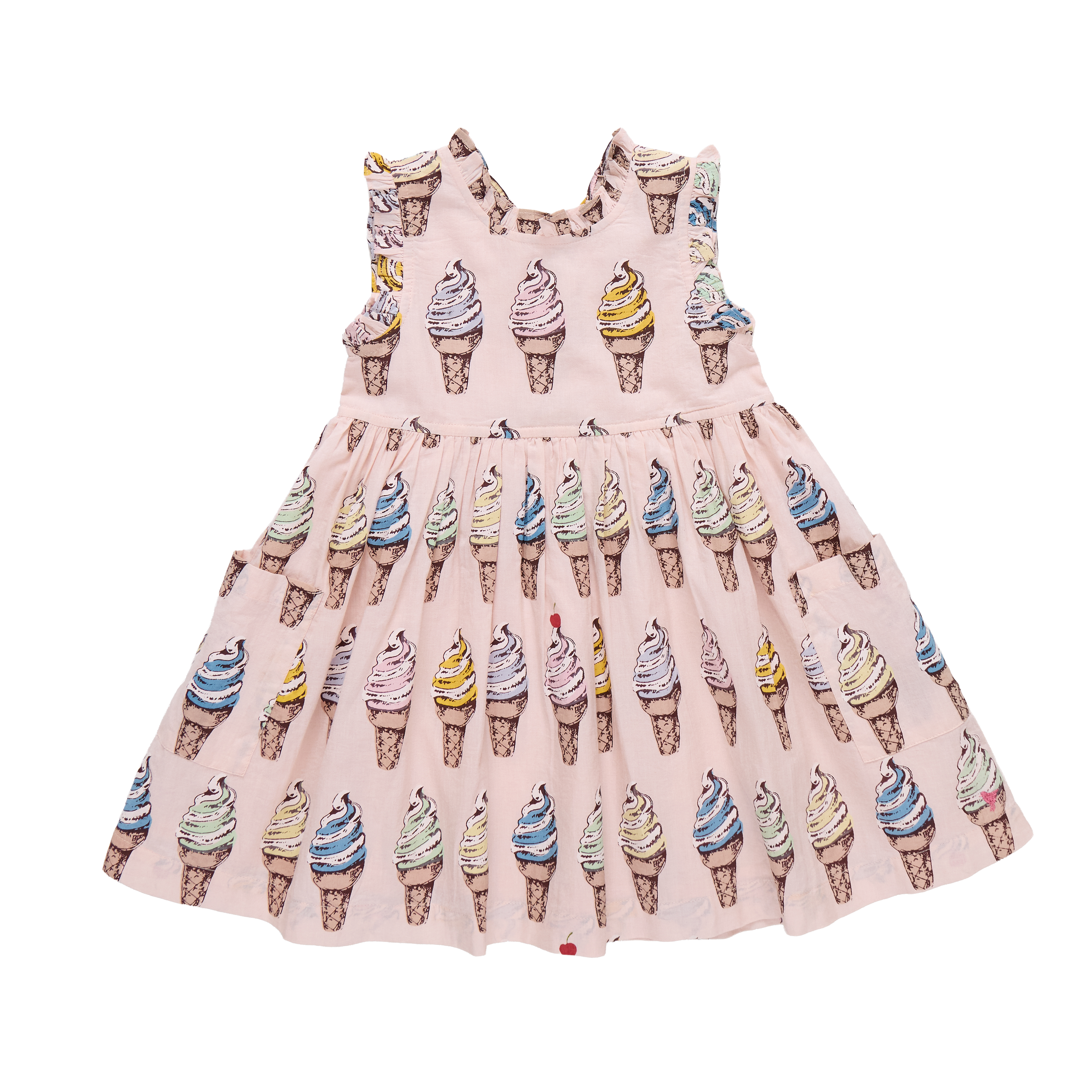 Girls Alyssa Dress (Pink Soft Serve)