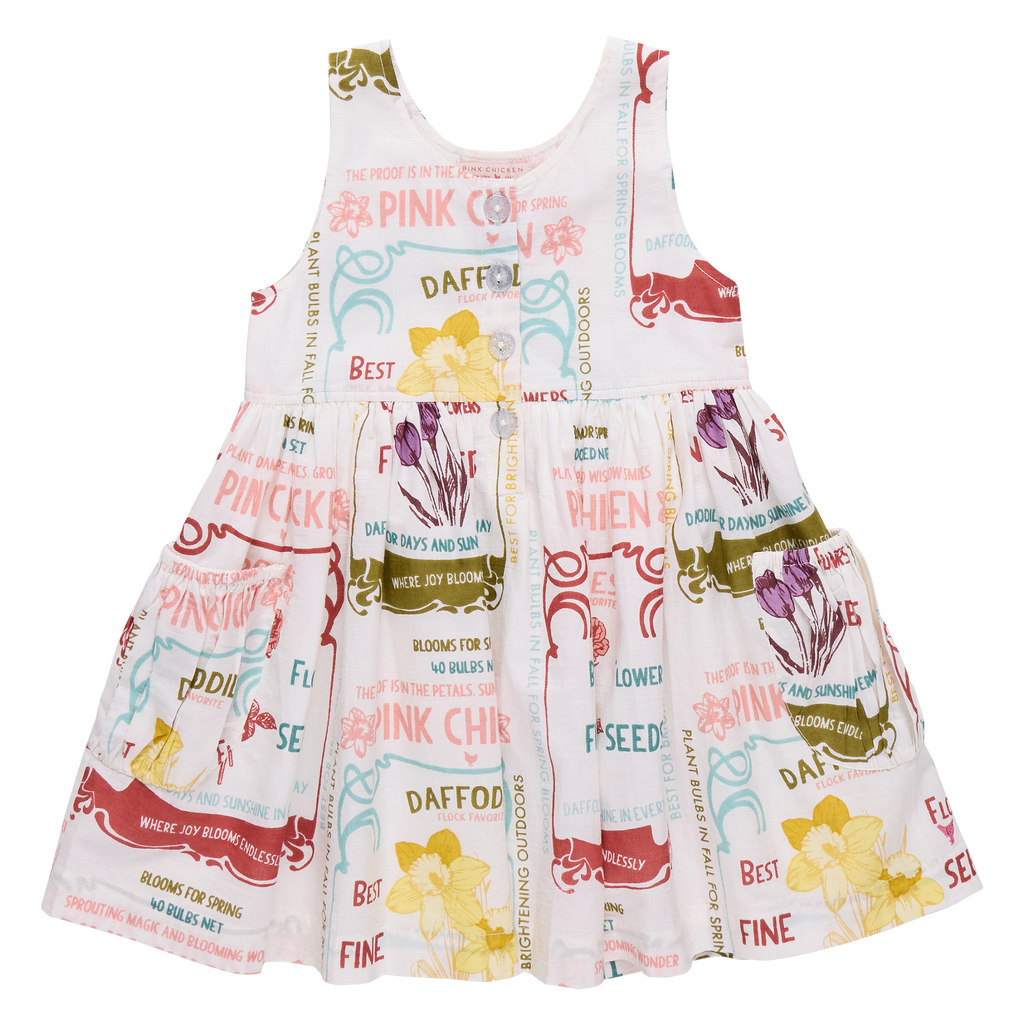 Girls Laura Dress (Flower Seeds)