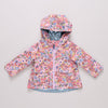 Girls Rafa Reversible Raincoat (Burgundy Sketched Floral)
