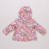 Girls Rafa Reversible Raincoat (Burgundy Sketched Floral)