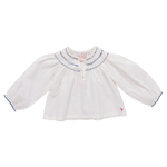 Girls Ava Top (Antique White)