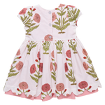 Girls Marisol Dress (Rose Dandelion)