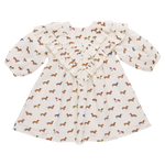 Girls Everly Dress (Dachshunds In Sweaters)