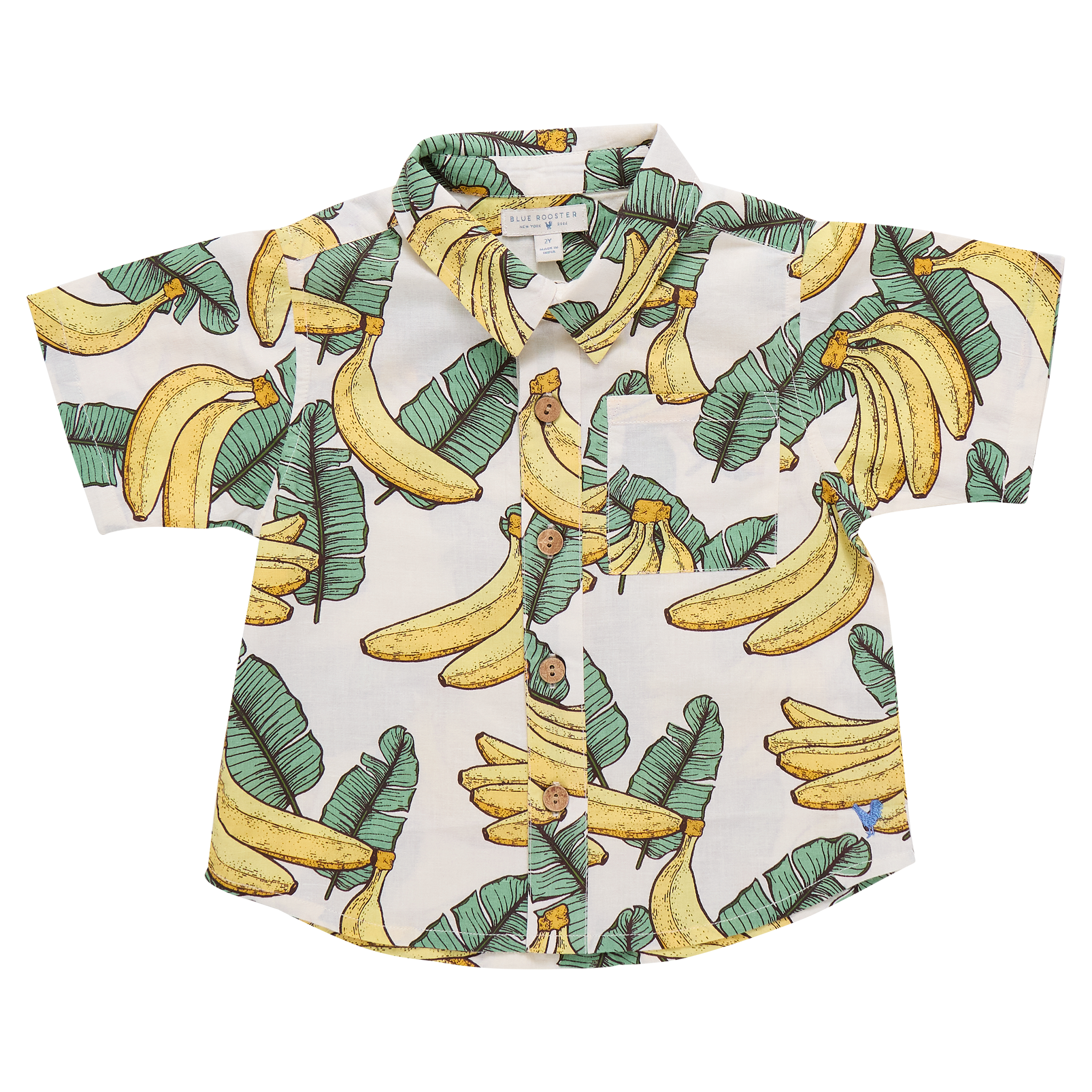 Boys Jack Shirt (Banana Leaves)