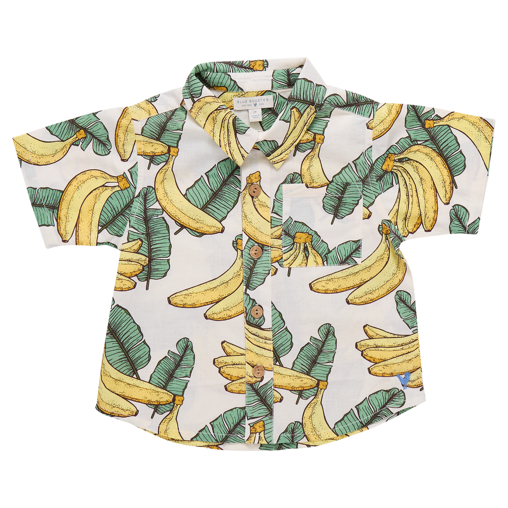 Boys Jack Shirt (Banana Leaves)