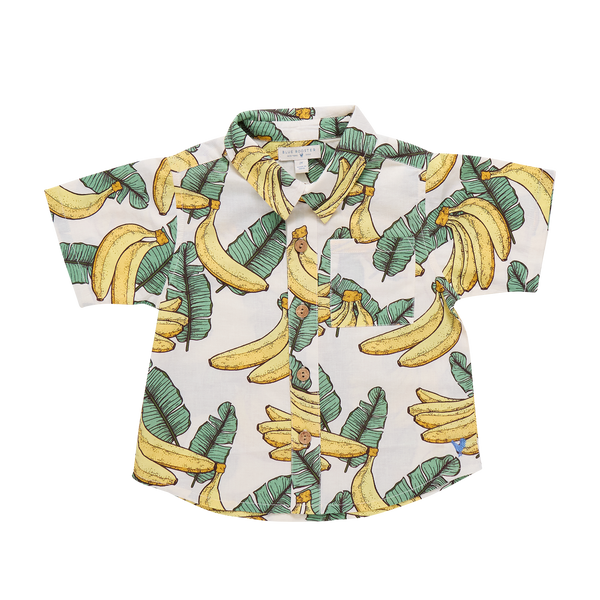 Baby Boys Jack Shirt (Banana Leaves)
